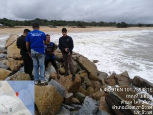 ร้อยเวร 30 ตรวจสอบที่เกิดเหตุบุคคลจมน้ำ