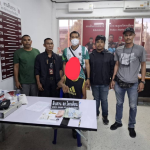 พ.ต.ท.อนุชา ไชยแบน สว.สส.สภ.โคกเคียน และ ร.ต.อ.อภิชาติ ดอเลาะ รอง  สว.สส.สภ.โคกเคียน  พร้อมข่ายสืบสวน สภ.โคกเคียน ร่วมกันจับกุมผู้ต้องหา พ.ร.บ.ยาเสพติด จำนวน 1 ราย 1 คน